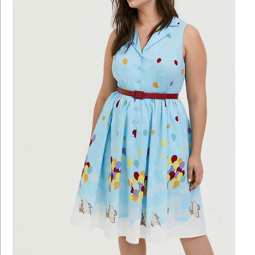 TORRID DISNEY PIXAR RETRO UP SWING DRESS